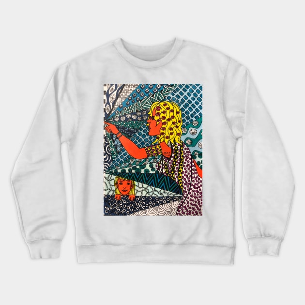 A touch of possibilities Crewneck Sweatshirt by LinSchlich